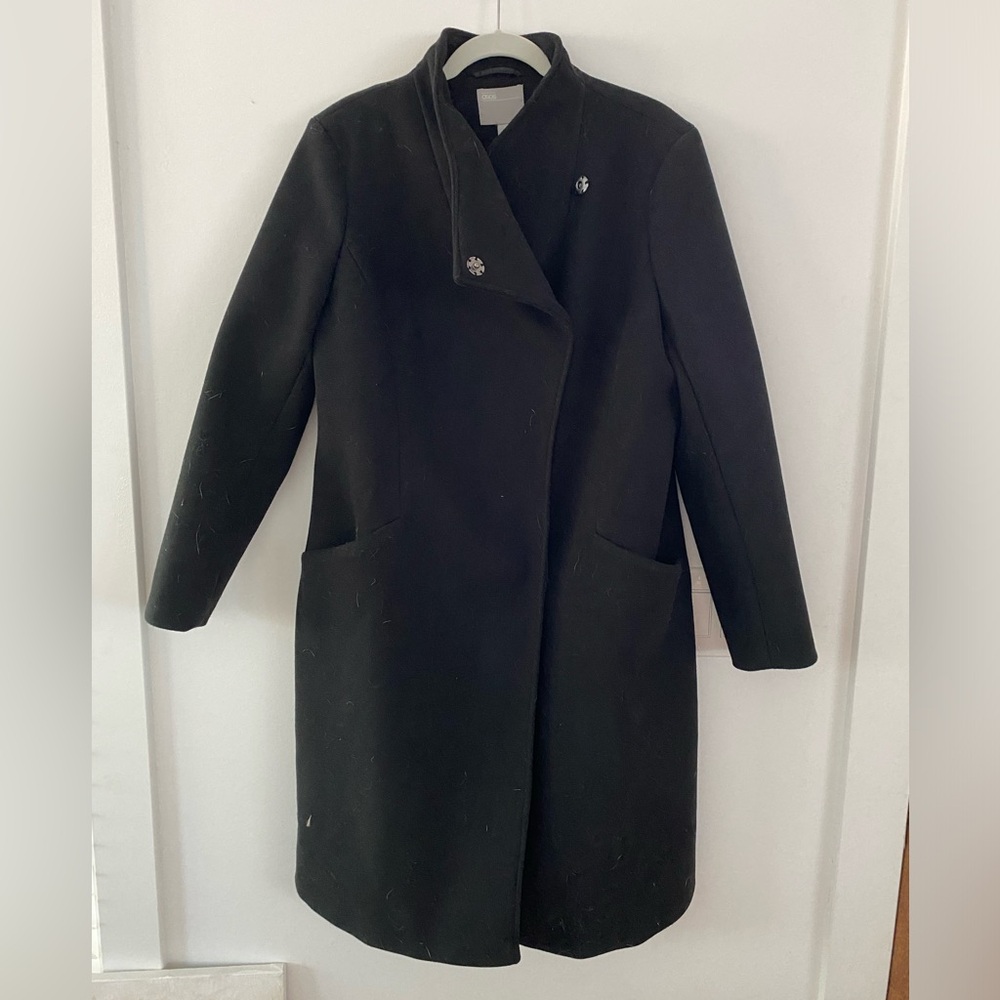 ASOS Black Peacoat